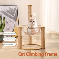 Cat Climbing Frame Cat Scratcher House Cat Tree Integrated Space Capsule Scratcher Small Cat Cute Tree Tower Houses
