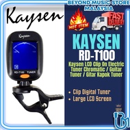 Kaysen LCD Clip On Electric Tuner Chromatic / Guitar Tuner / Gitar Kapok Tuner (RD-T100 / RDT100)
