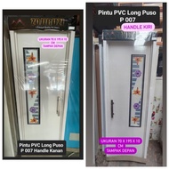 Pintu Kamar Mandi Putih Motif / Pintu Plastik PVC