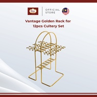 Vantage Stainless Steel Gold Rack for Cultery Set (cultery set not included)