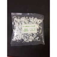 Combo 5 túi (túi 100c) Nẹp dây vuông R8/F12/R20 - Đinh ghim dây mạng R8/F12/R20 - Đinh nẹp R8/F12/R2