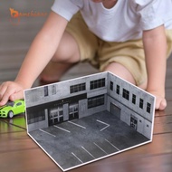 [Gamchiano] 1/64 Scale Model Car Display Case Layout Realistic DIY Display Scene Diorama