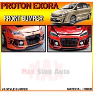 PROTON EXORA 2009-2020 V4 STYLE FRONT BUMPER (V4) BUMPER DEPAN FOR EXORA FIBER CAR BODYKIT