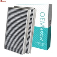 2x Car Pollen Cabin Air Filter For BMW 5 6 Series Alpina B5 B6 E60 E61 E63 E64 2006 2007 2008 2009 2
