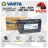 Bateri Kereta / Car Battery - Varta Silver Dynamic - AGM - LN4 - 80AH