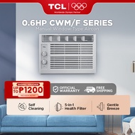 TCL 0.6HP Aircon Window Type Air Conditioner Fast Cooling Auto Protection Easy Clean (TAC-06CWM/F)