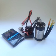 Ready Stock Combo Hobbywing SC8-RTR 120A Waterproof Esc + 3670 2500KV Brushless Motor + Hobbywing LE