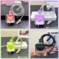 IPHONE 3D Ribbon Love Character Charger Case Head Protector 18/ 20Wiphone (Without Charger) 01