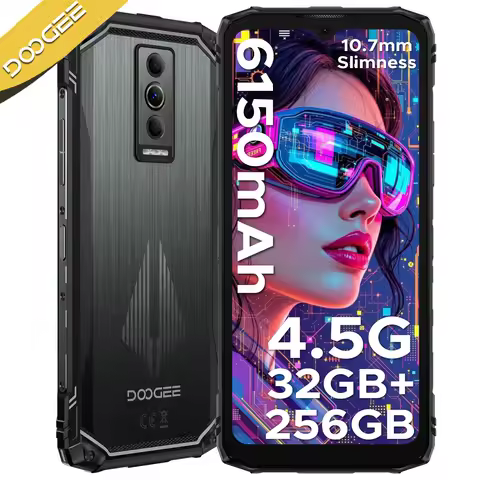 DOOGEE Blade10 Pro Rugged Phone 6.56" Display 10.7mm Ultra-thin 30GB(6+24)+256GB 5150mAh Battery 50M