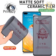 TEMPERED GLASS SPY MATTE CERAMIC OPPO A33 A54 A55 A72 A77S A79 A92 A95 A96 A98 RENO 2 3 6 7 7Z 8 8T 