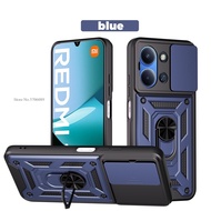 (Only fit 4G Version) For Poco C85 4G Case Shockproof Ring Back Cover For Xiaomi Poco C85 Case Poco 