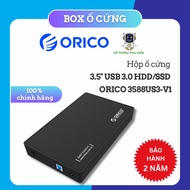 Orico 3.5" and 2.5" SATA 3 USB 3.0 hard drive Box, Black, ORICO 3588US3 - Genuine product,