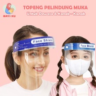 Bayiku | Stok Sedia Ada Topeng Pelindung Muka Profesional Medical Face Shield Mask Malaysia Anti-saliva Extra Protection