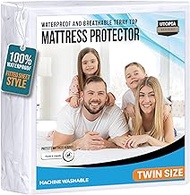 Utopia Bedding Premium Hypoallergenic Waterproof Mattress Protector - Vinyl Free - Fitted Mattress C