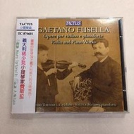 二手3587 VIOLIN AND PIANO WORKS 義大利稀少見小提家費斯拉 GAETANO FUSELLA  