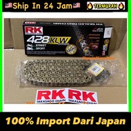 RK Takasago Japan 428 KLW XW-Ring Chain GB428 124L 132L 140L XW RING Gold Chain Rantai Emas 428KLW Y