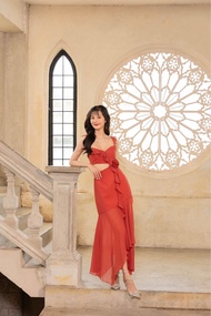 Alinda Maxi Dress เดรสออกงาน ชุดไปงานแต่ง