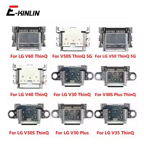 Micro USB Jack Type-C Charging Connector Plug Port Dock Charger Socket For LG V30 V35 V30S Plus V40 