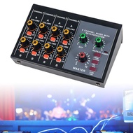 [xdnblun] 8 Channel Mixer Compact Stereo Equalizer for Karaoke Music Application Microphones