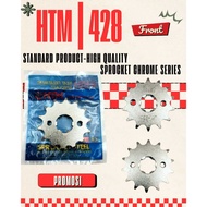 428 SPROCKET CHROME FRONT RS150 RS 150 RSX150 SPROCKET DEPAN RCB HTM