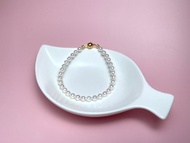 keshi珍珠手鏈 天然海水珍珠 野生 無核 極光 炫彩 磁