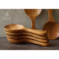 YASA.STORE1 TEAK WOOD RICE LADDER VEGETABLE RICE SPOON/ WOODEN RICE SPATULA