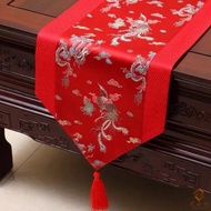 Chinese Pastoral Table Runner Tablecloth Coffee Table Cloth Shoe Cabinet TV Cabinet Cover Cloth Bed 