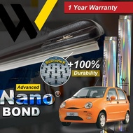 [SiliconeX] Chery QQ 2010 Original Wischer Nano-BOND Silicone Wiper Blade Windshield (1SET)
