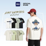 HLA Art Series Icy Cotton Cool Feeling Short Sleeve T-Shirt Men (9 styles)