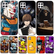 For Samsung A22 4G Case 6.4inch Phone Back Cover For Samsung Galaxy A22 4G GalaxyA22 A 22 black tpu case luffy cute anime cartoon