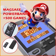 500 IN 1 Games Wireless Powerbank 22.5w Magnetic Wireless Fast Charging Power Bank Gameboy Wireless 