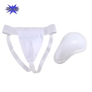 Groin Protector Cup Men Boxing Kickboxing Guard Muay Groin Guard Ventilated Adjustable, Karate Fight