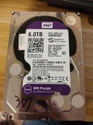 ""C5+05警告""WD，二手硬碟3.5，6T 6TB，紫標WDC WD60PURX-64T0ZY0，備份357