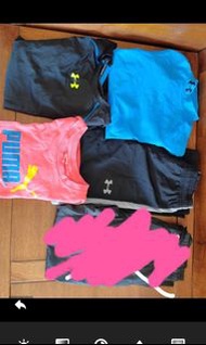 140碼女童Under Armour Nike Puma 運動服套裝