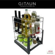[AIM] Stainless Steel Pull Out Sauce Rack / Pull Out Basket / Kitchen Drawer / Laci Kabinet / AK350/