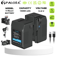 PALO  V Mount  battery  Type-C USB Micro Fast Charging V-Lock BP-95/BP-185/BP222W