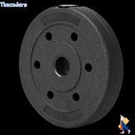 THECEDARS Barbell Weight Plate, Coated Surface Round Shape Cast Iron Weight Plate, Solid Weight Mark