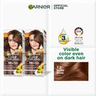 Garnier Color Naturals Ultra Color Hair Kit [HALAL BEAUTY] GOLDEN BROWN 7.3 X2