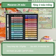 Màu sáp dầu mềm cá voi vẽ tranh đắp nổi 12/24/36/48 màu StudyX