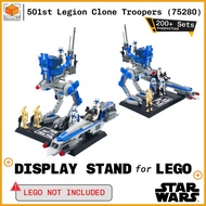 Display Stand for Lego Star Wars 501st Legion Clone Troopers (75280)