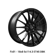 【Installation Available】Enkei FC01 MD013 18x8 5x114.3 ET45 DBK SPORT RIM