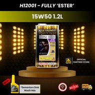 JETRON BLACKGOLD ZH120001-EXCELLENT FULLY ESTER 1.2L 15W50  Bigbike 4T Minyak Pelincir Motosikal Eng