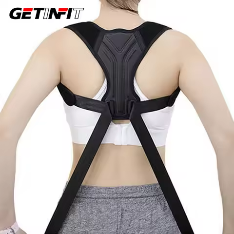 GETINFIT Upper Back Brace Straightener Correction Upper Back Shoulder Back Pain Relief Trainer Neck 