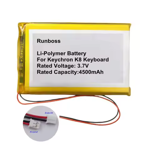 3.7V 4500mAh Wireless Mechanical Keyboard Battery 606090 for Keychron K8 Keyboard Battery