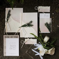 Wedding Small Fresh Vow Card Marriage Groom Bride Premium Vow Declaration Book A Pair of Niche Sayin