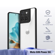Moto G86 Power 5G Case Hardcase Clear Edge Backcase Casing Motorola G86 Power 5G