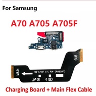 For Samsung A70 A705 A705F Original USB Charger Charging Dock Port Board with IC Support fast charge