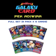 FIRST BATCH Boboiboy Galaxy Card Pek Adiwira Completed Set