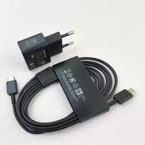 EP-T2510 Samsung Charger 25W PD Super Fast Charging Adapter 1/1.8M Type C Cable For Galaxy S23 S24 S
