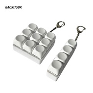 GAOXI75BK Finger Keyboard Cap, Relief Stress Keys Button Fidget Keychain, Relaxing 4/9Keys Pass The 